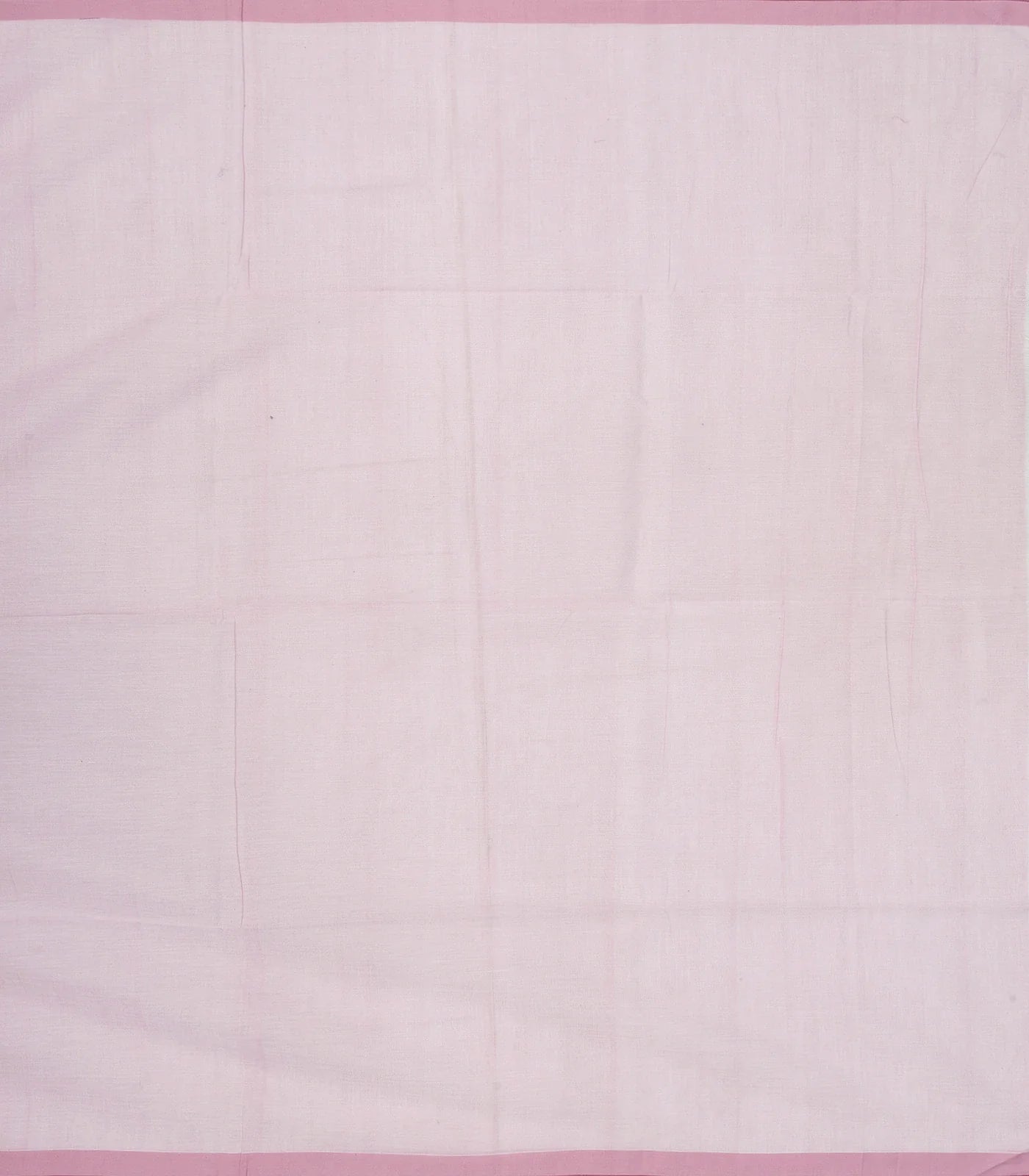 Baby Pink Handloom Bengal Cotton Saree With Fish Motifs