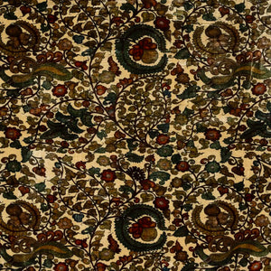 Taupe Woven Viscose Saree With Embroidered Motifs