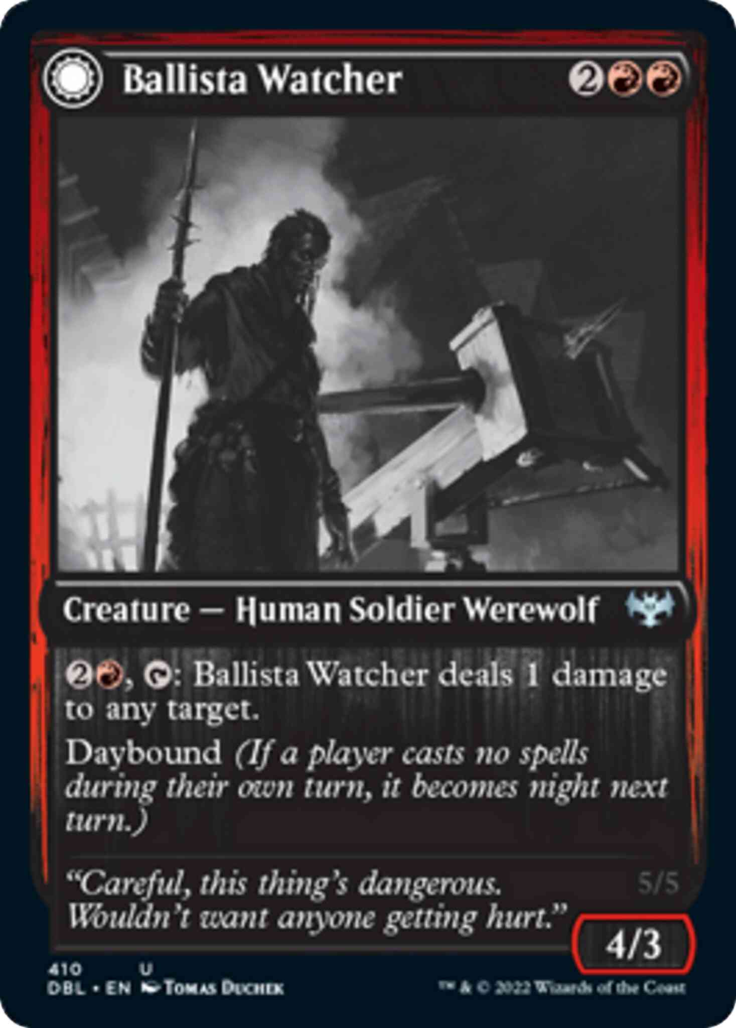 Ballista Watcher // Ballista Wielder [410] [Innistrad: Double Feature] [Non-Foil]