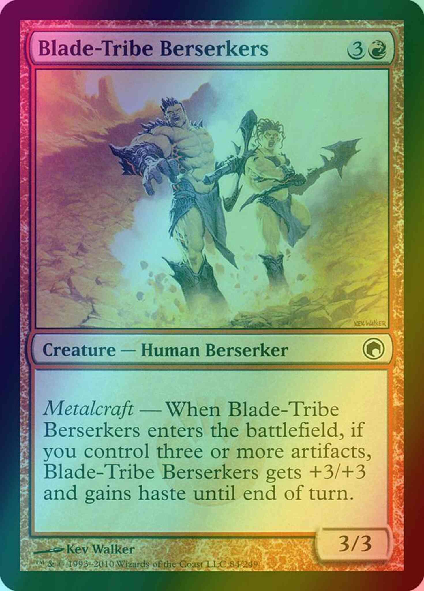 Blade-Tribe Berserkers [84] [Scars Of Mirrodin] [Foil]