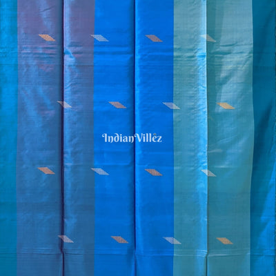 Multicolored Handwoven Soft Silk Saree
