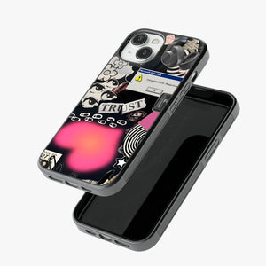 Aura Heart Trust Glass Case