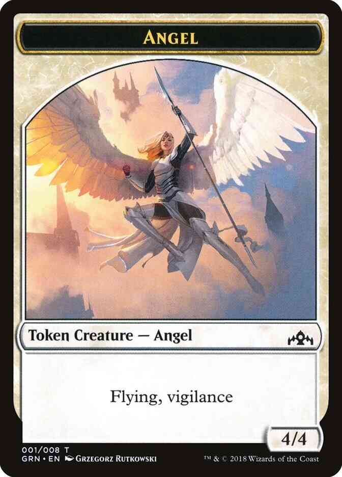 Angel Token [01] [Guilds of Ravnica Tokens] [Non-Foil]