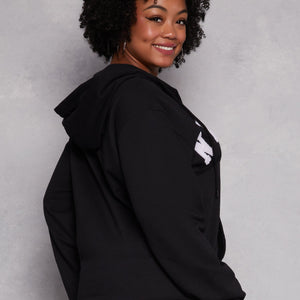 Plus Size New York Zip Front Hoodie