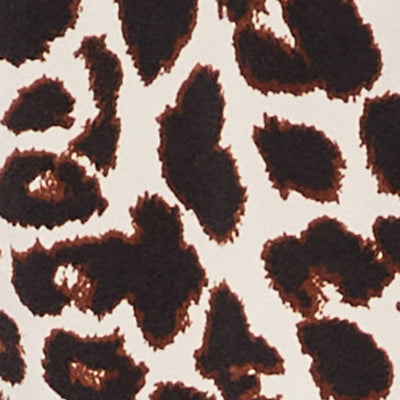 Plus Size Animal Print Batwing Sleeve Top