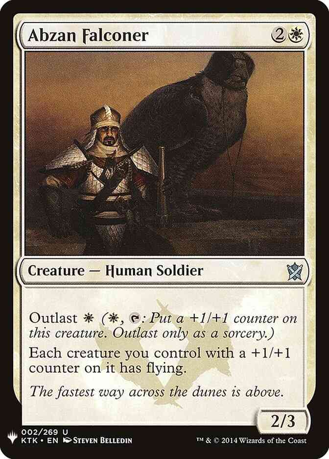 Abzan Falconer [KTK-2] [The List] [Non-Foil]
