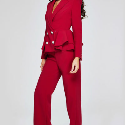 Jovani 39374 Long Pleated Formal Jumpsuit