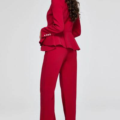 Jovani 39374 Long Pleated Formal Jumpsuit