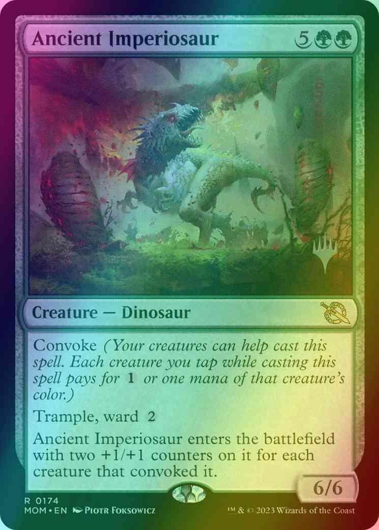 Ancient Imperiosaur [174p] [Promo Pack] [March of the Machine: Promos] [Foil]