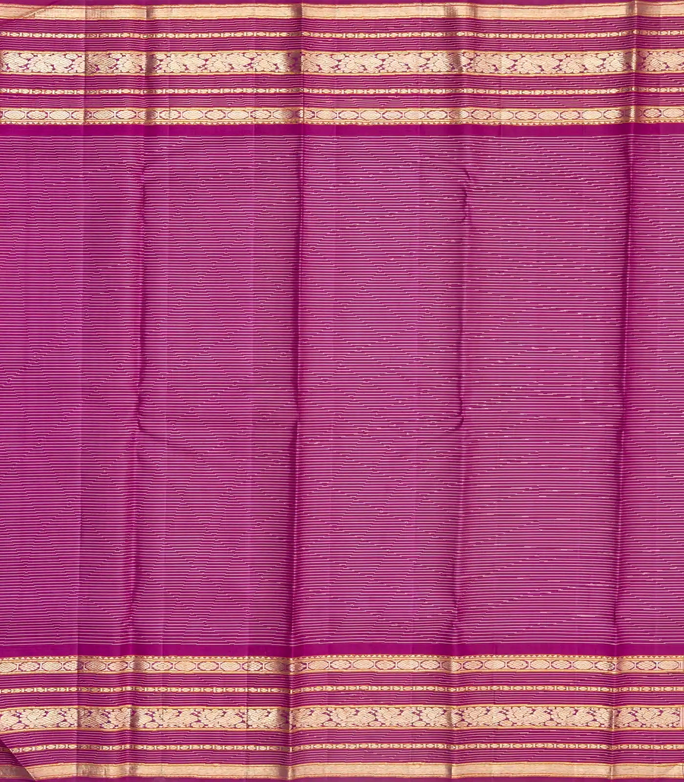 Multi Colour Handloom Kanchipuram Korvai Silk Saree With Checks