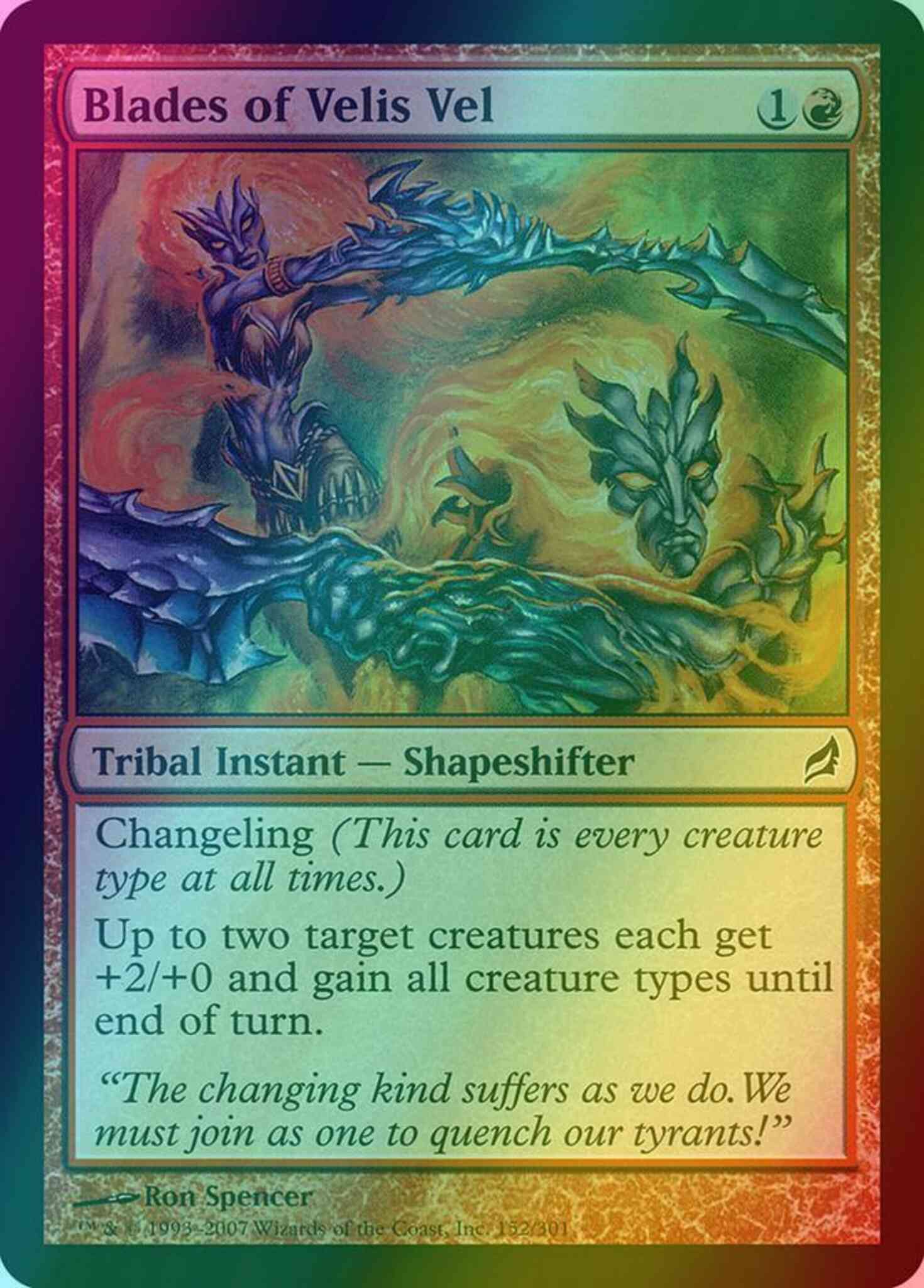 Blades of Velis Vel [152] [Lorwyn] [Foil]