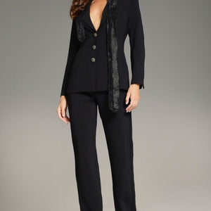 Jovani 39726 Long Beaded Blazer Top Formal Pant Suit