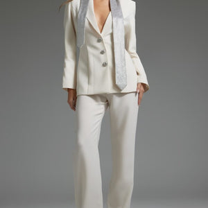 Jovani 39726 Long Beaded Blazer Top Formal Pant Suit