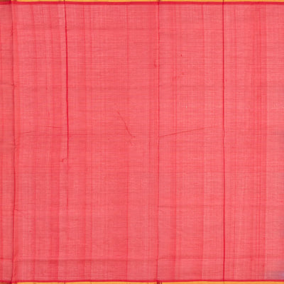 Multicolour Handloom Silk Cotton Saree With Checks And Buttas