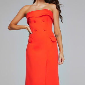 Jovani 39743 Tea Length Formal Dress