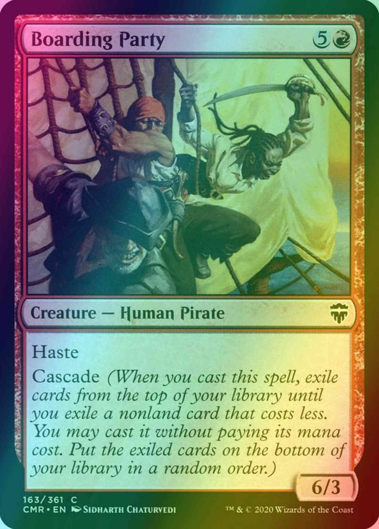 Boarding Party [163] [Commander Legends] [Foil]