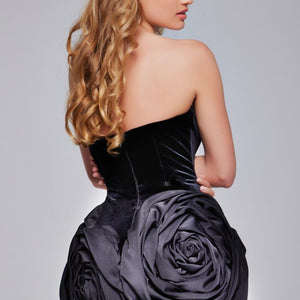 Jovani 39848 Fitted Short Velvet Cocktail Dress