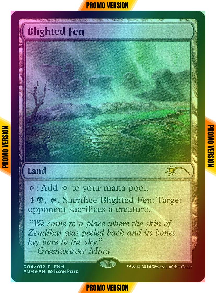 Blighted Fen [4] [Friday Night Magic 2016] [Foil]