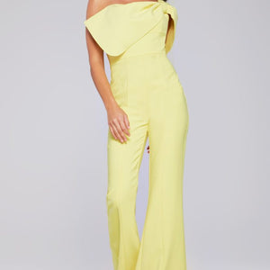 Jovani 39961 Long Bow Formal Jumpsuit