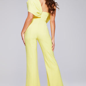 Jovani 39961 Long Bow Formal Jumpsuit