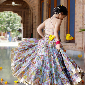 Avisa Chanderi Lehenga Set