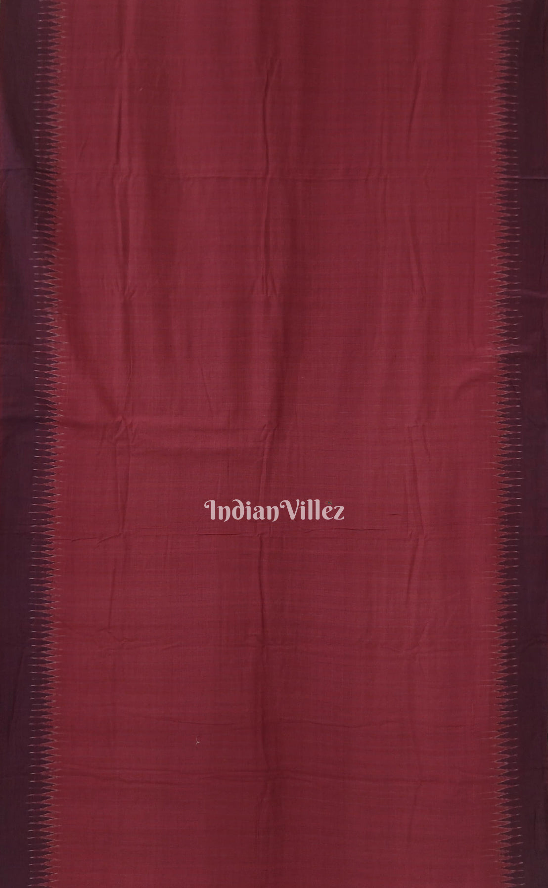 Red Odisha Ikat Sambalpuri Pure Cotton Saree