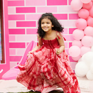 Rosella Smocked Tie & Dye Dress