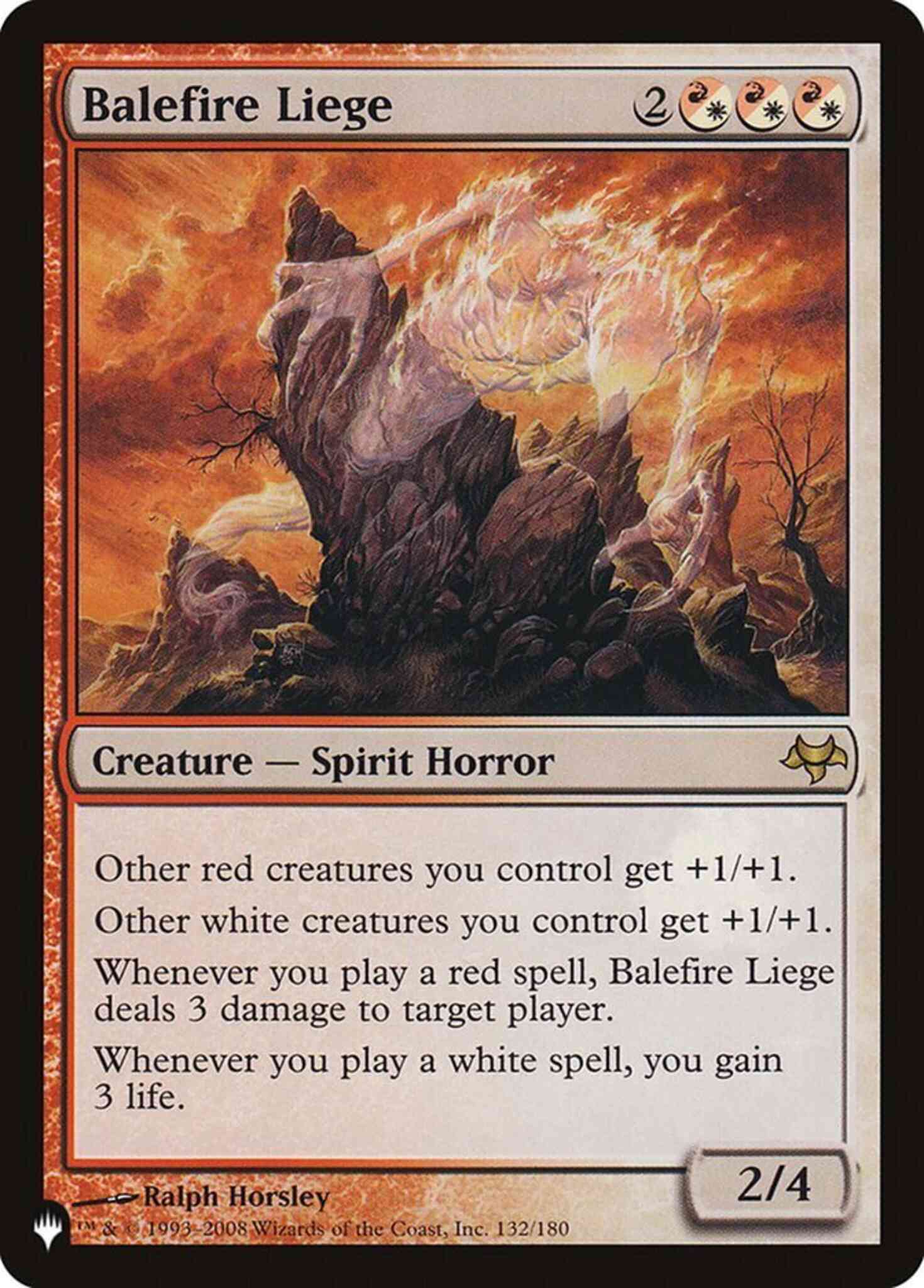 Balefire Liege [EVE-132] [The List] [Non-Foil]