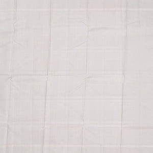 Peach & Pink Handloom Kanchipuram Korvai Silk Saree With Stripes