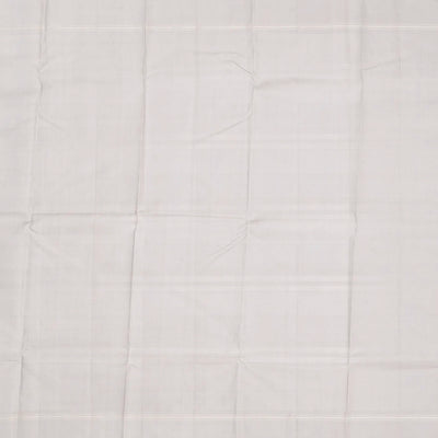 Peach & Pink Handloom Kanchipuram Korvai Silk Saree With Stripes