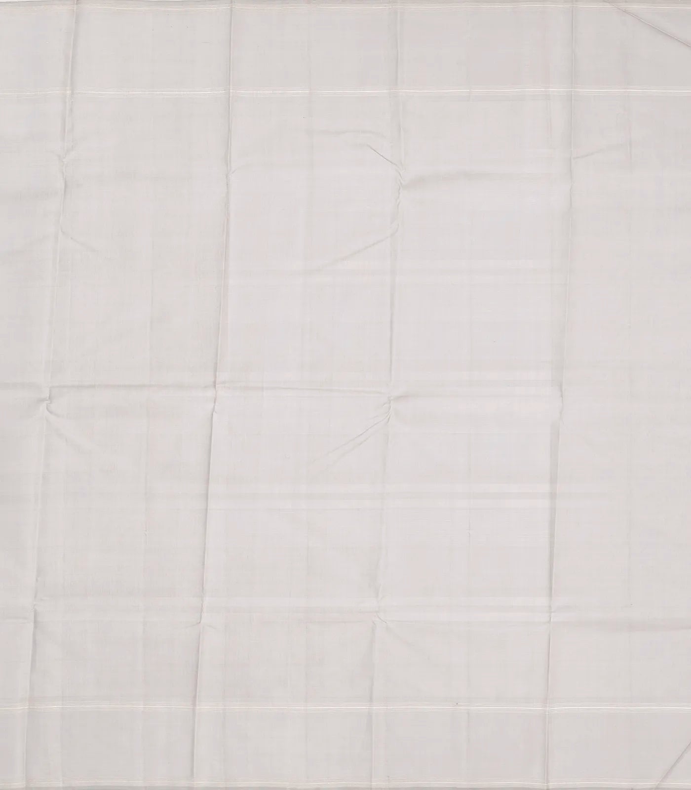 Peach & Pink Handloom Kanchipuram Korvai Silk Saree With Stripes