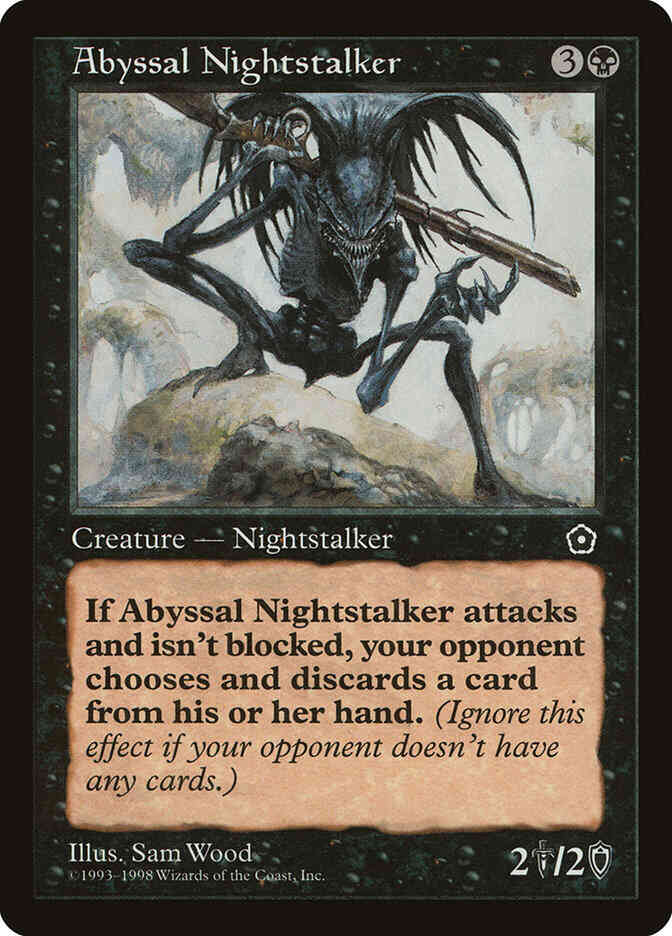 Abyssal Nightstalker [61] [Portal Second Age] [Non-Foil]