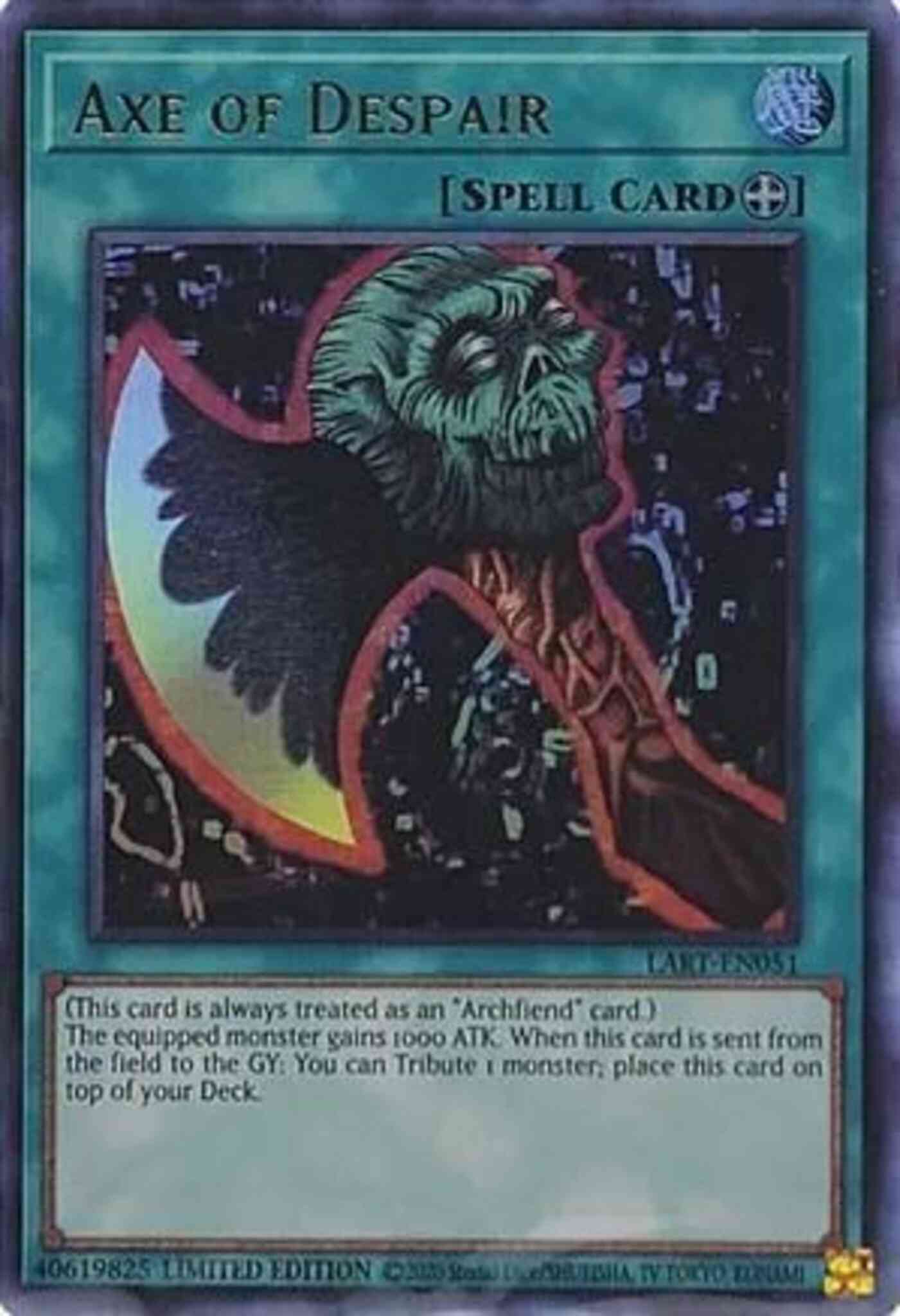 Axe of Despair - LART-EN051 - Ultra Rare - Limited