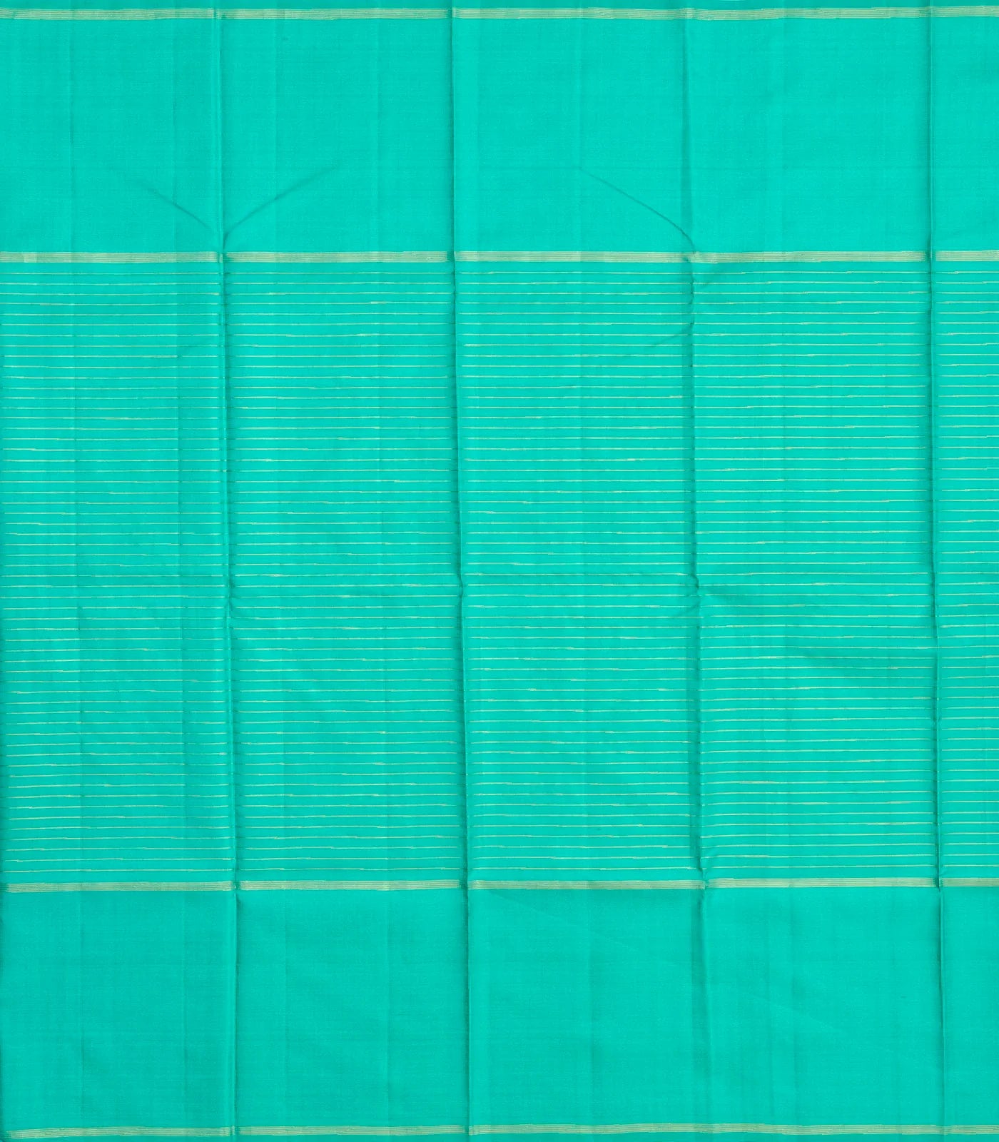 Purple Handloom Kanchipuram Korvai Silk Saree With Ganga Jamuna Border