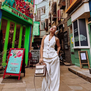 Miko Statement Vest Suit with Pants