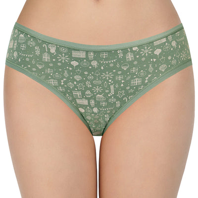 Print Low Rise Bikini Panties (Pack of 3)