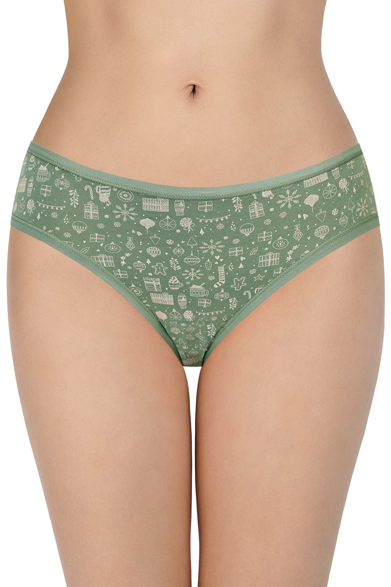 Print Low Rise Bikini Panties (Pack of 3)