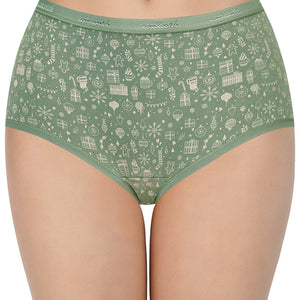 Print High Rise Full Brief Panties (Pack of 3)