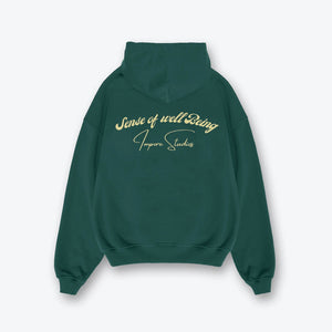 IMPORE GREEN EMBROIDERY HOODIE