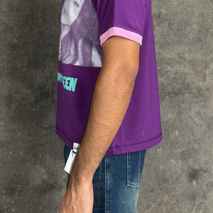 Charitraheen Baby Tee- Purple