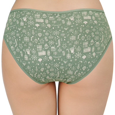 Print Low Rise Bikini Panties (Pack of 3)