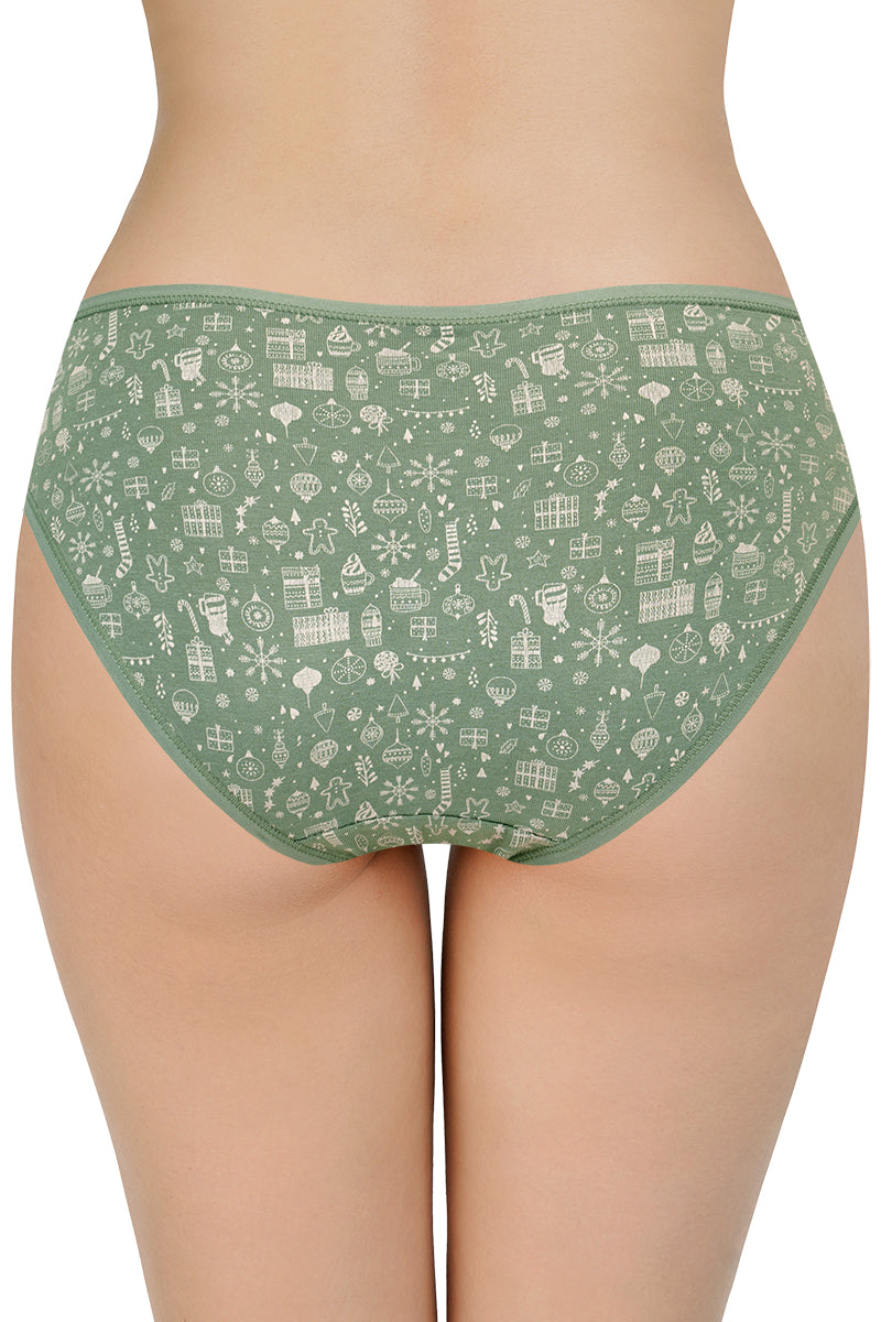 Print Low Rise Bikini Panties (Pack of 3)