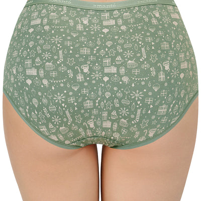 Print High Rise Full Brief Panties (Pack of 3)