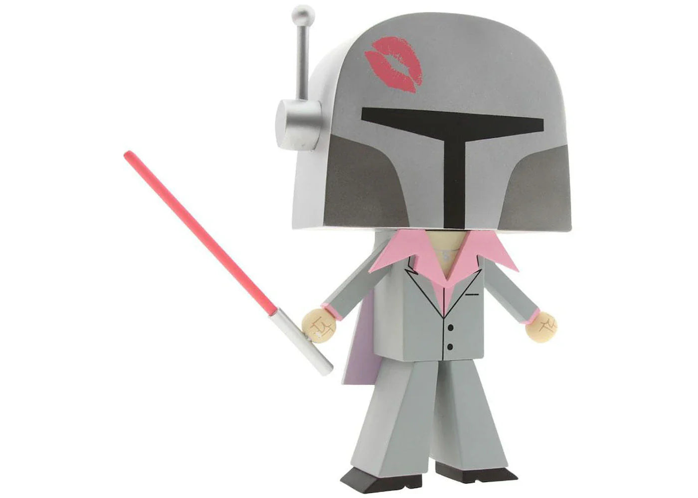 3D Retro x Gary Ham x The Sucklord The Super Suckset #2 Figure Silver/Pink