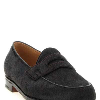 John Lobb Lopez Bristle Hide Loafers