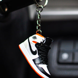 3D Sneaker Keychain AJ1 Electro Orange