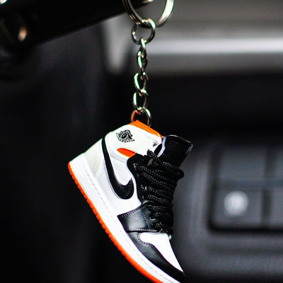 3D Sneaker Keychain AJ1 Electro Orange