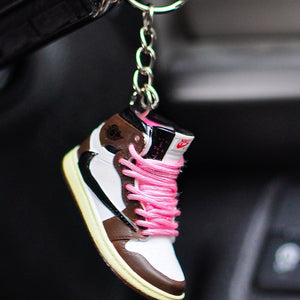 3D Sneaker Keychain Travis Mocha High