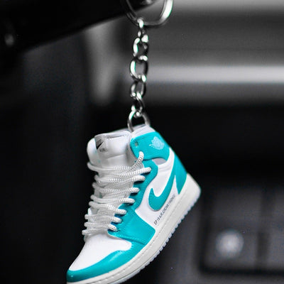 3D Sneaker Keychain Turbo Green