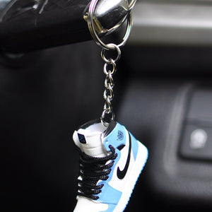 3D Sneaker Keychain AJ1 UNC